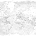 World Map Cities - Xandy Mural Wallpaper - pure wallpaper artwork