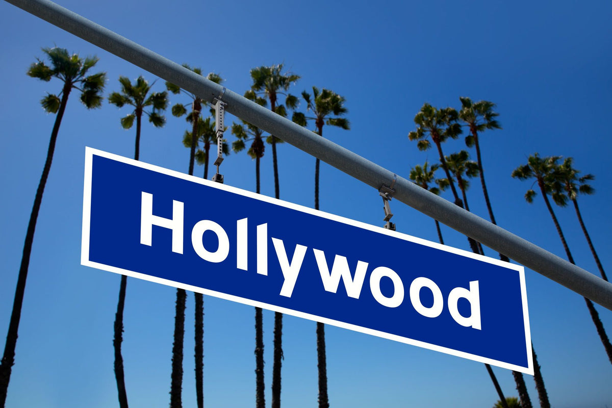 Hollywood Palms Mural Wallpaper - pure wallpaper artwork