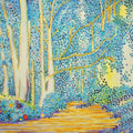 Celestial Grove Mural Wallpaper - pure wallpaper artwork