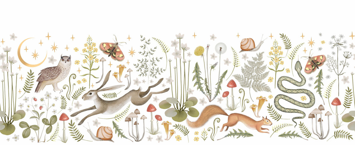 Fantasy Forest - Bright Mural Mural Wallpaper - pure wallpaper artwork