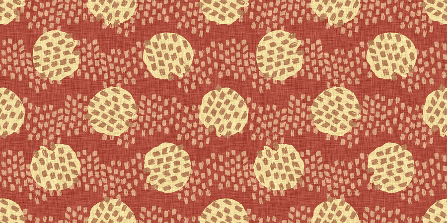 Woven Medallion Mural Wallpaper