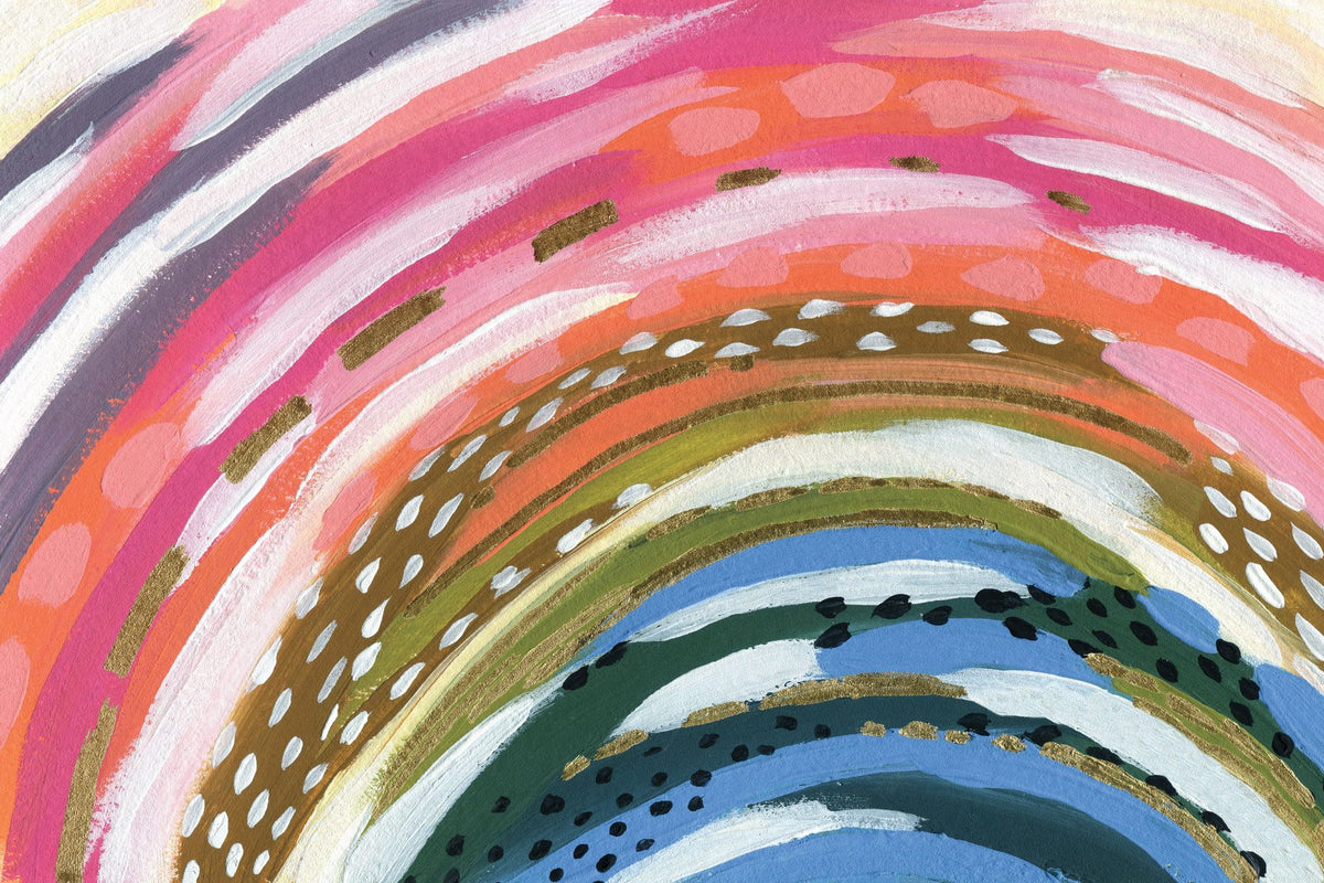Rainbow Splash Mural Wallpaper - pure wallpaper artwork