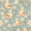 Bonny Ducklings Mural Wallpaper - pure wallpaper artwork