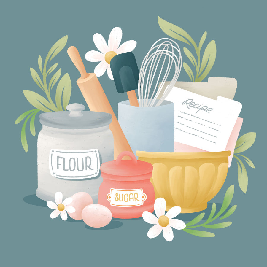 Bake Shop II Mural Wallpaper