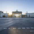 Brandenburger Tor Sunrise Mural Wallpaper - pure wallpaper artwork