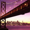 City Dusk Crossing Mural Wallpaper - pure wallpaper artwork