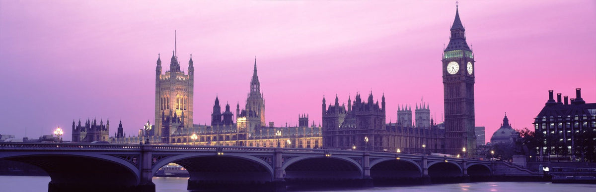 London Twilight Splendor Mural Wallpaper - pure wallpaper artwork