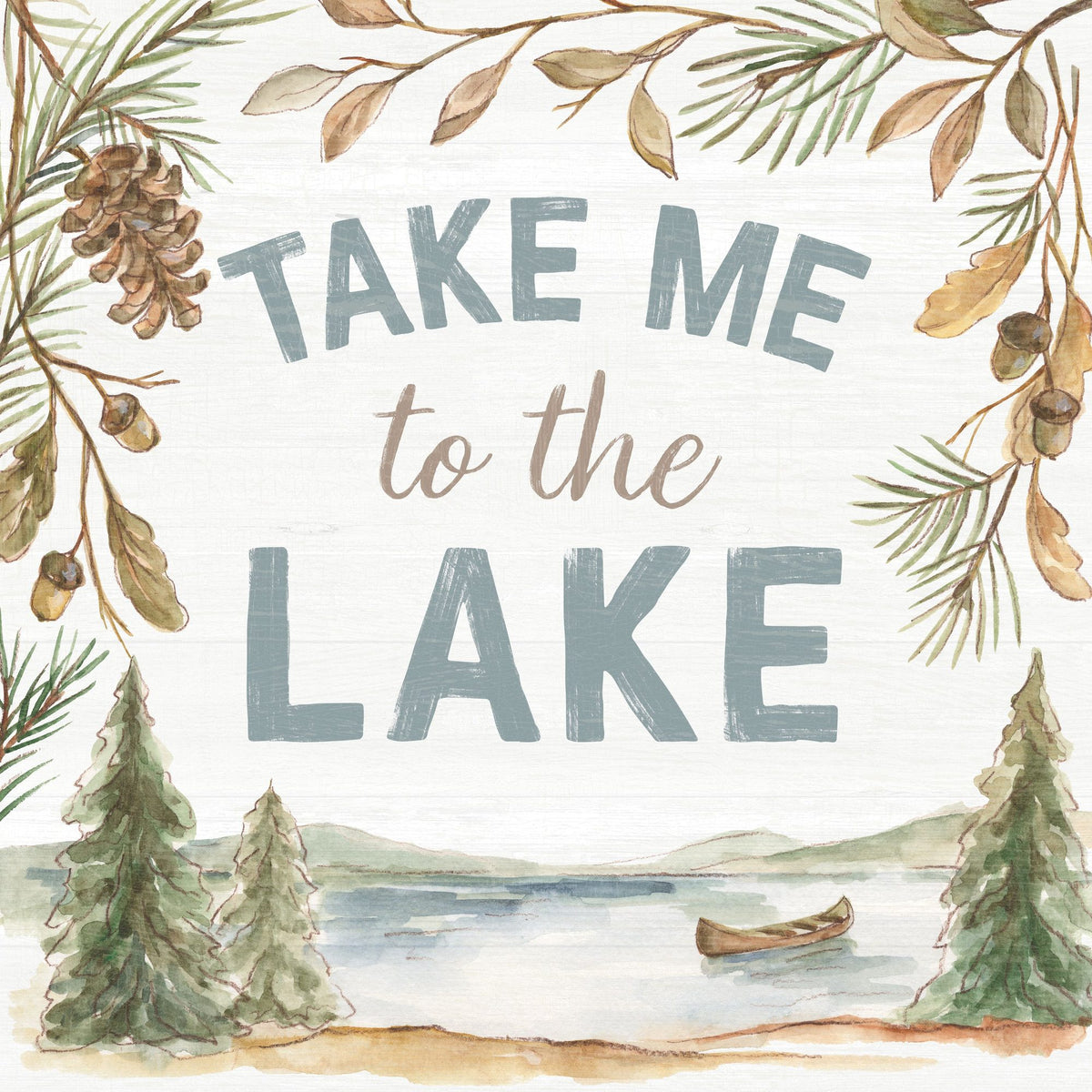Lake Retreat II Mural Wallpaper - pure wallpaper artwork