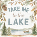 Lake Retreat II Mural Wallpaper - pure wallpaper artwork