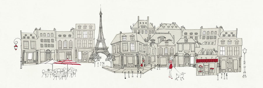 World Cafe Paris Mural Wallpaper
