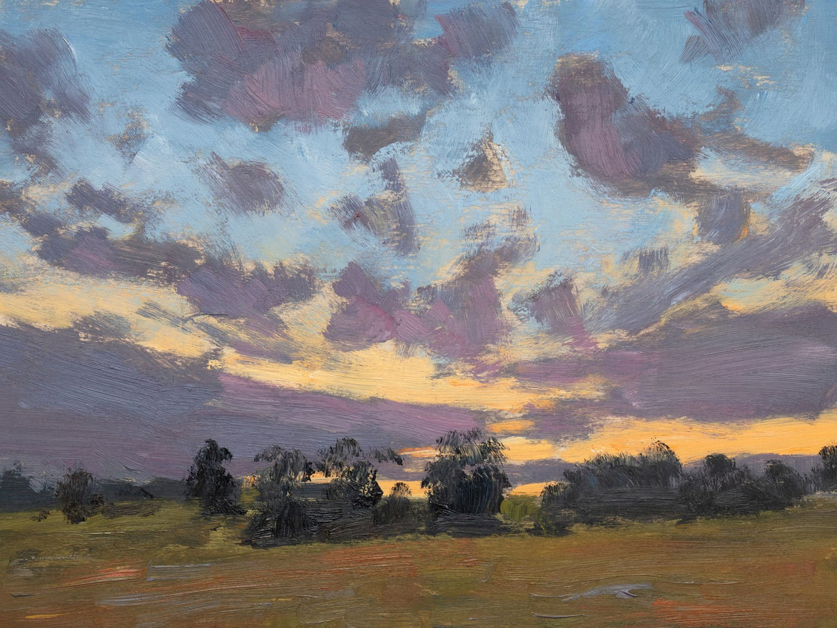 Sweeping Sunset Mural Wallpaper - pure wallpaper artwork