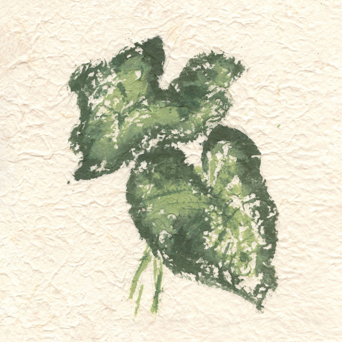 Textile Leaves II Mural Wallpaper - pure wallpaper artwork