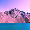 Pink Mountain Mural Wallpaper - pure wallpaper artwork