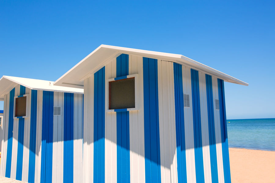 Alicante Beach Houses Mural Wallpaper