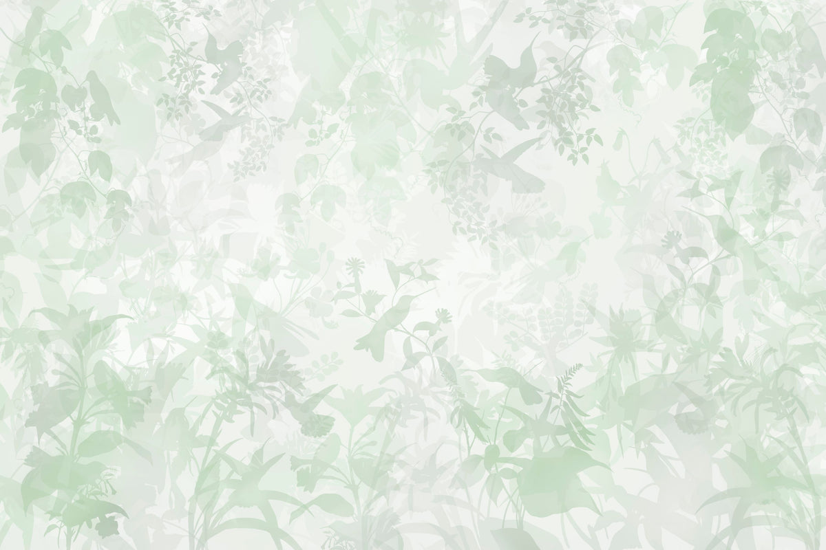 Watermark Birds Mural Wallpaper - Edition 4 - pure wallpaper artwork