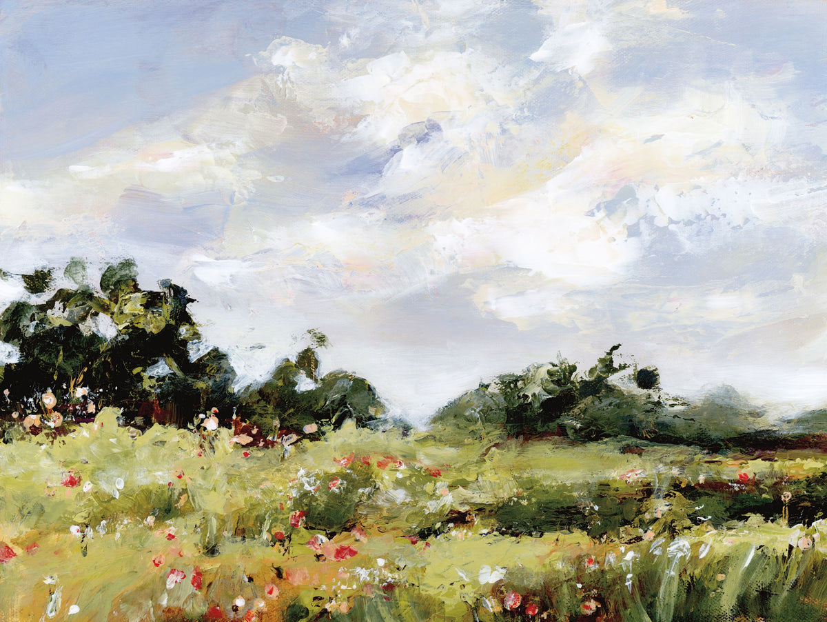 Wildflower Meadow Mural Wallpaper - pure wallpaper artwork