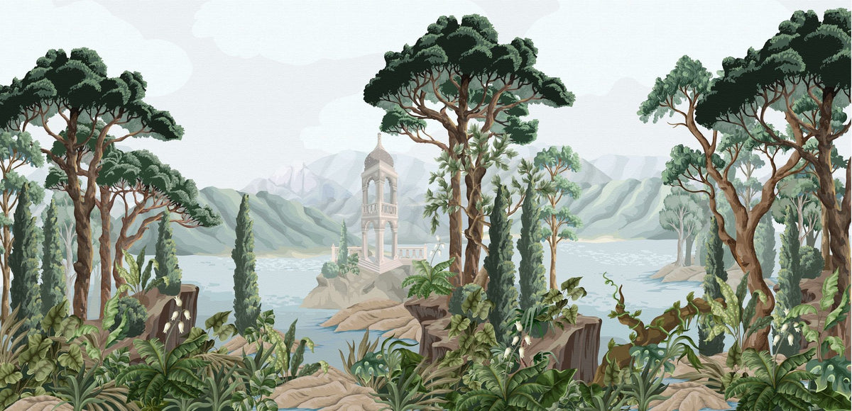 Hidden Alcove on Paper Mural Wallpaper - pure wallpaper artwork