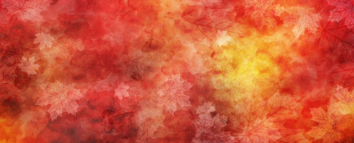 Fall Leaves Mural Wallpaper - pure wallpaper artwork