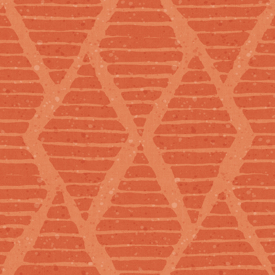 Harvest Time Orange Mural Wallpaper