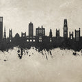 New Haven Connecticut Skyline Concrete Mural Wallpaper - pure wallpaper artwork