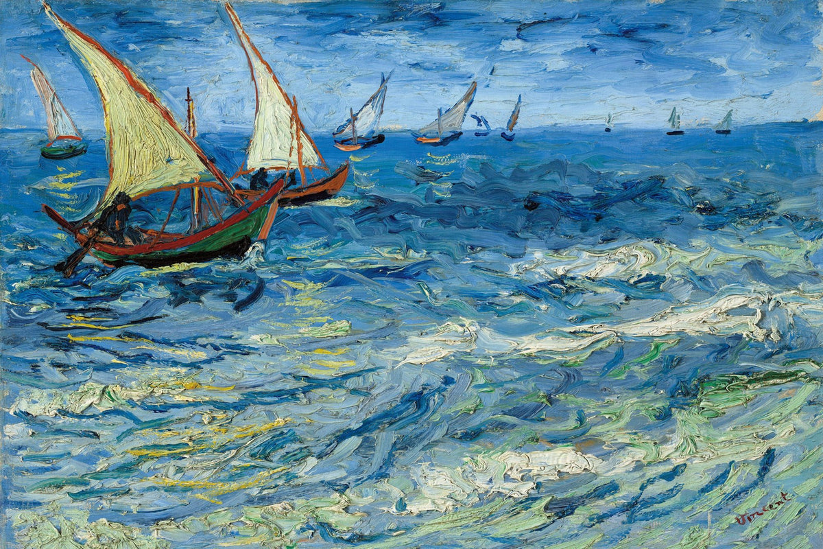 Seascape At Saintes-Maries Mural Wallpaper - pure wallpaper artwork