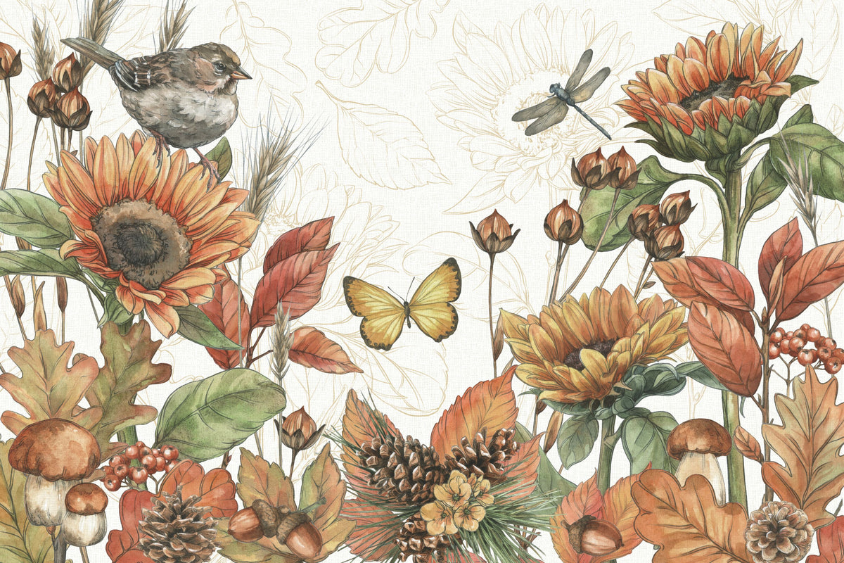 Harvest Home I Mural Wallpaper - pure wallpaper artwork