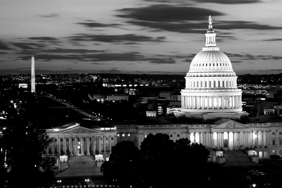 Capital Twilight Mural Wallpaper - pure wallpaper artwork