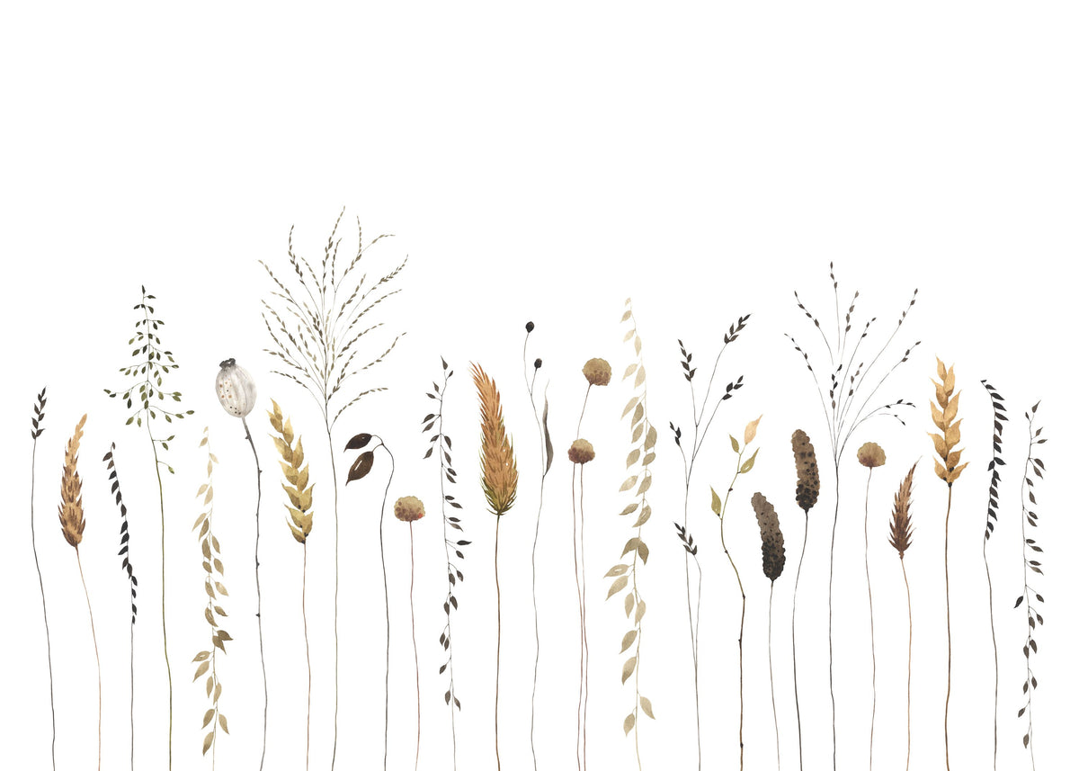 Straw Field Mural Wallpaper - pure wallpaper artwork