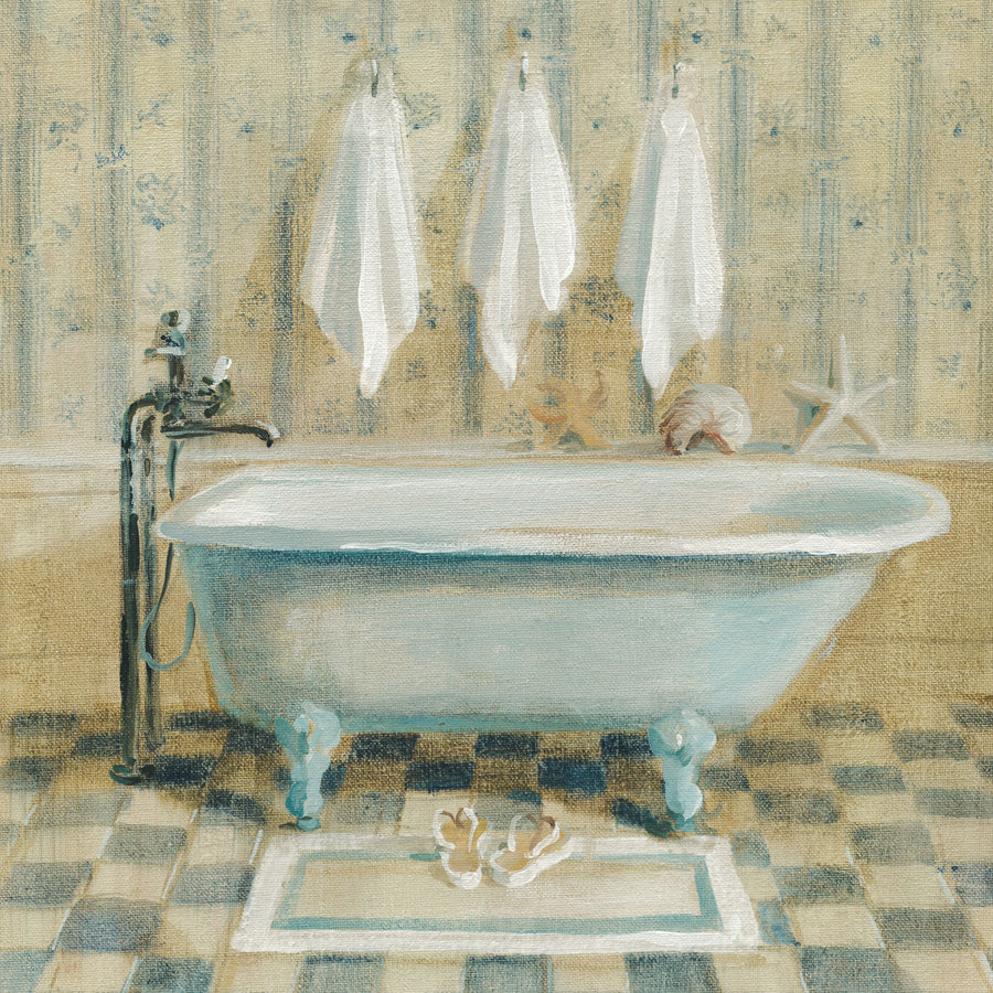 Victorian Bath III Mural Wallpaper
