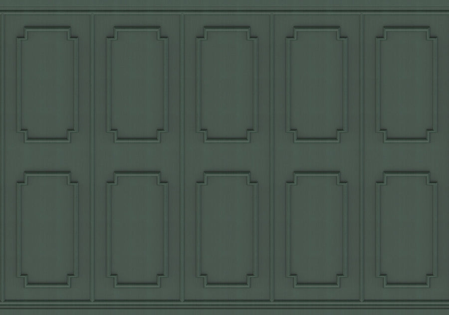 Faux Wall Panel Moulding, Pine Mural Wallpaper