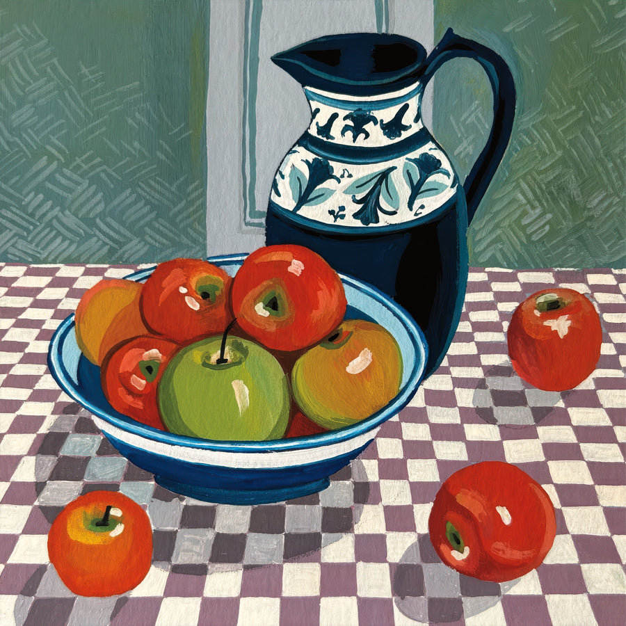 Bowl of Apples Mural Wallpaper