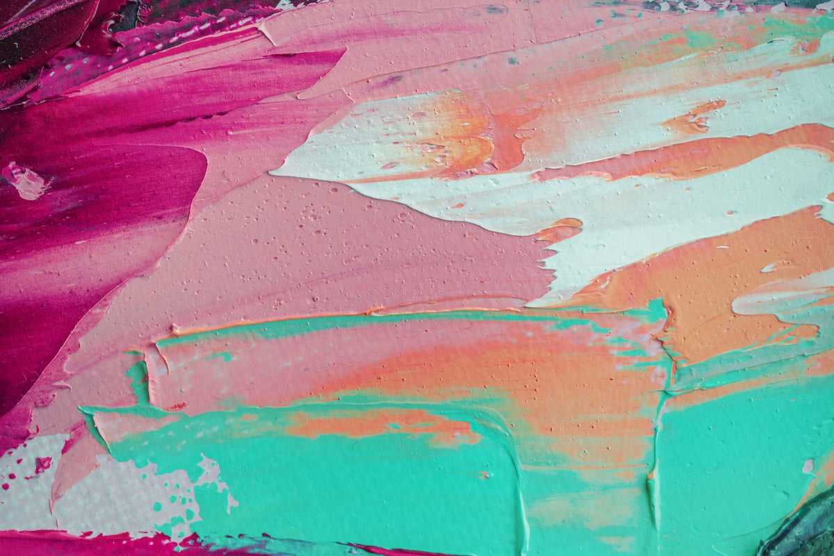 Pink Ocean Mural Wallpaper - pure wallpaper artwork