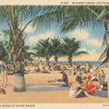 Miami Beach Postcard Mural Wallpaper - pure wallpaper artwork