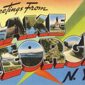 Greetings From Lake George Mural Wallpaper - pure wallpaper artwork