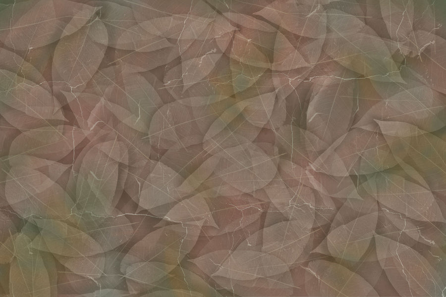 Acid Leaves Mural Wallpaper - Edition 2