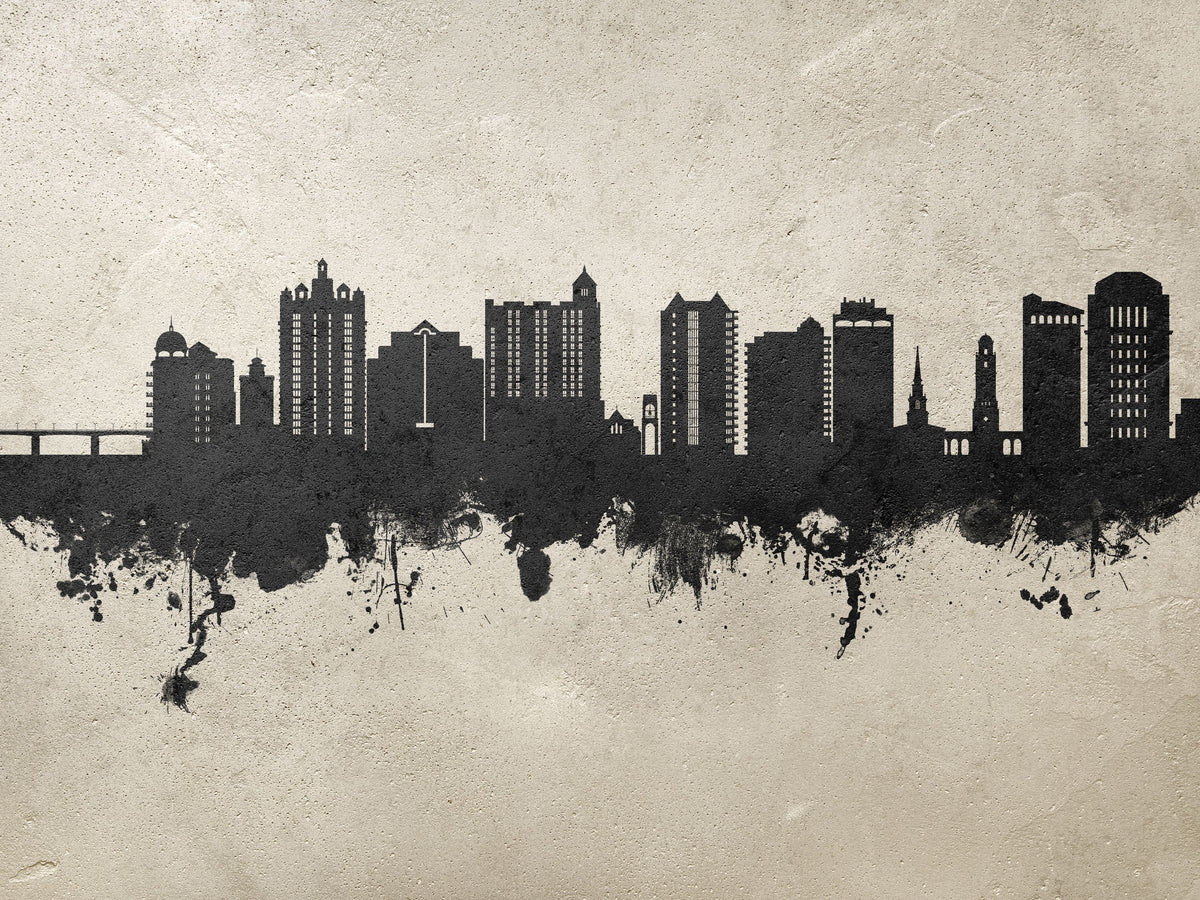 Sarasota Florida Skyline Concrete Mural Wallpaper - pure wallpaper artwork
