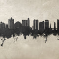 Sarasota Florida Skyline Concrete Mural Wallpaper - pure wallpaper artwork