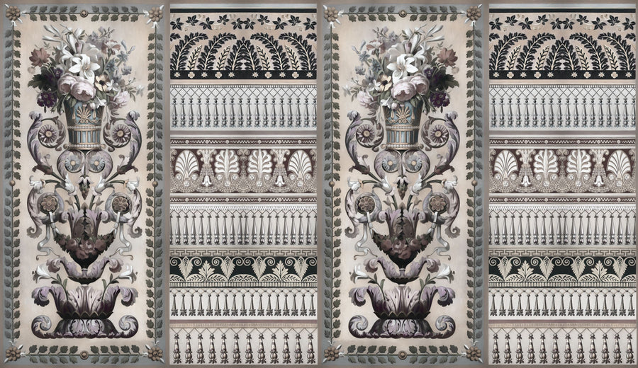 Flower Mountain, Muted Mural Wallpaper