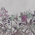Field of Dreams Purple Mural Wallpaper - pure wallpaper artwork