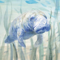 Manatee Undersea Mural Wallpaper - pure wallpaper artwork