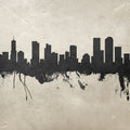 Denver Skyline Concrete Mural Wallpaper - pure wallpaper artwork