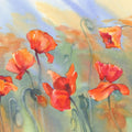 Poppy Reverie Mural Wallpaper - pure wallpaper artwork