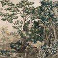 Enchanted Grove Tapestry, Greens Mural Wallpaper - pure wallpaper artwork