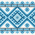 Pixel Embroidery Blue Mural Wallpaper - pure wallpaper artwork