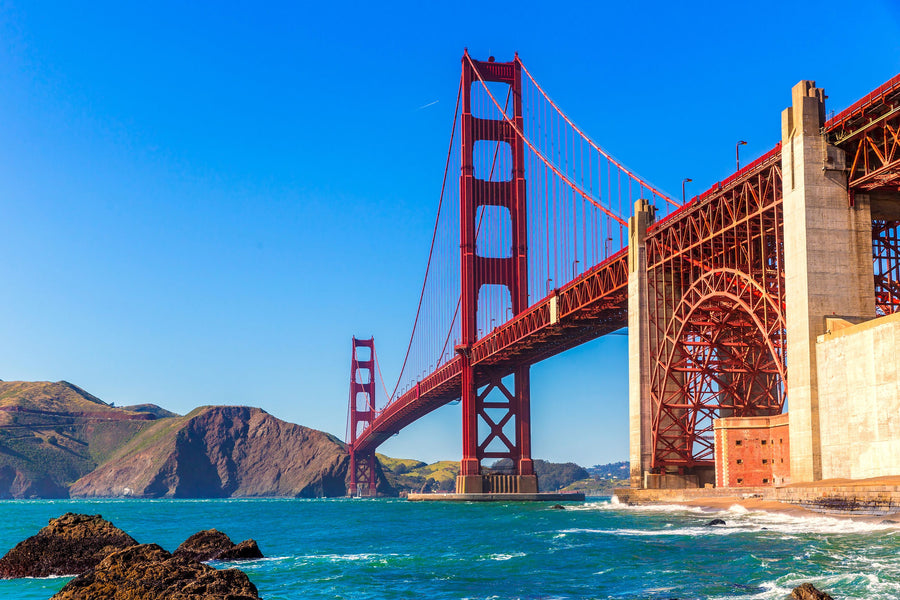 San Francisco Golden Gate Bridge Mural Wallpaper