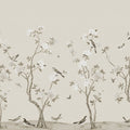 Peony Tree, Ivory Mural Wallpaper - pure wallpaper artwork