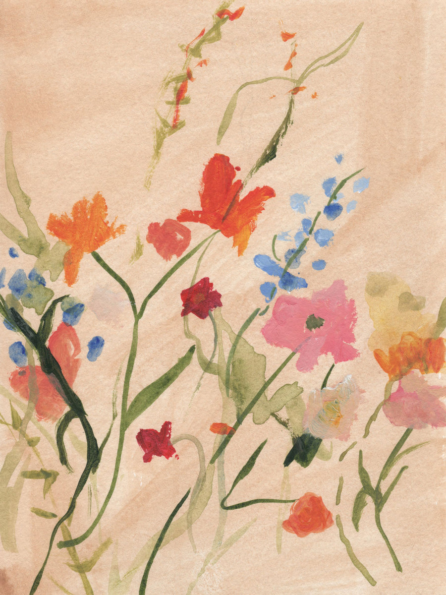 Wildflowers I Mural Wallpaper