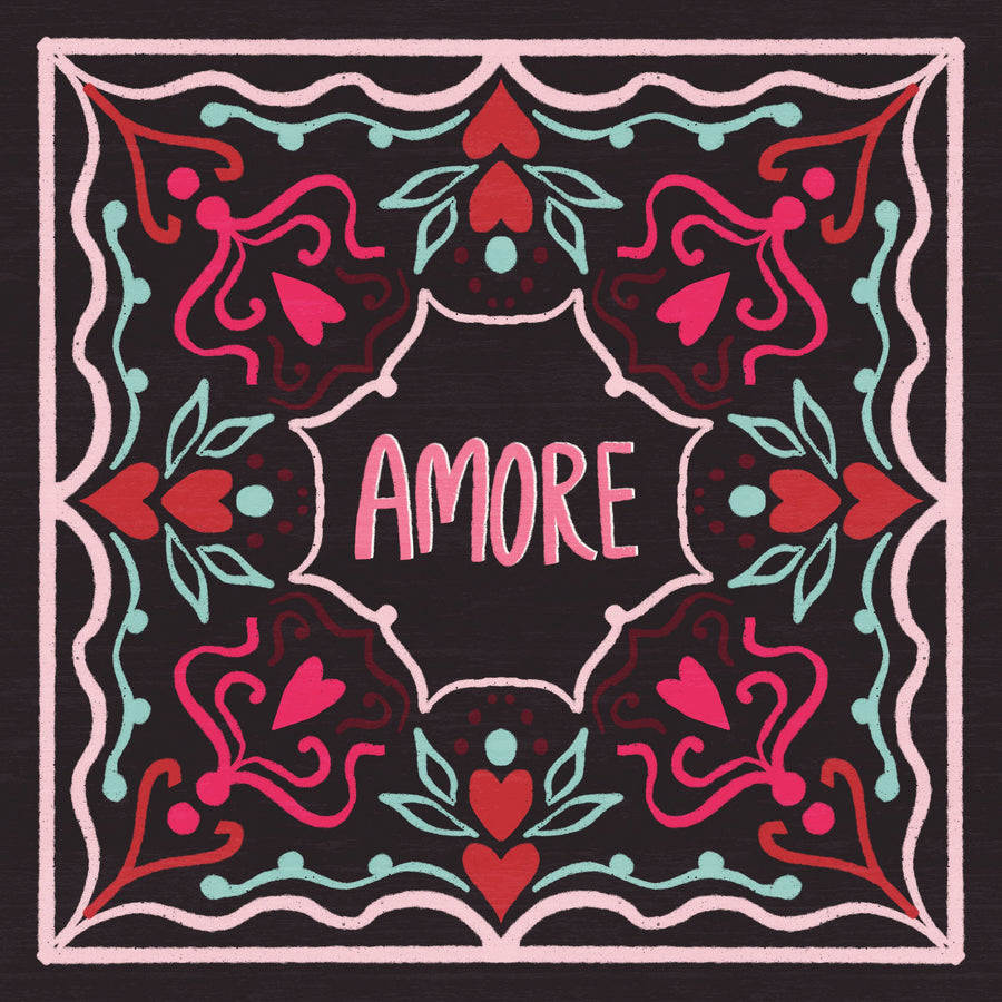 Love Sentiments Amore Mural Wallpaper