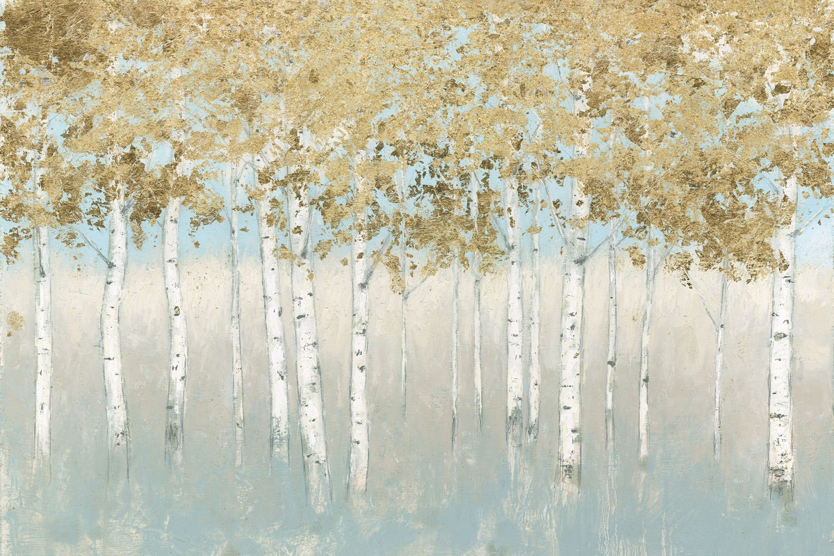 Shimmering Forest Mural Wallpaper - pure wallpaper artwork