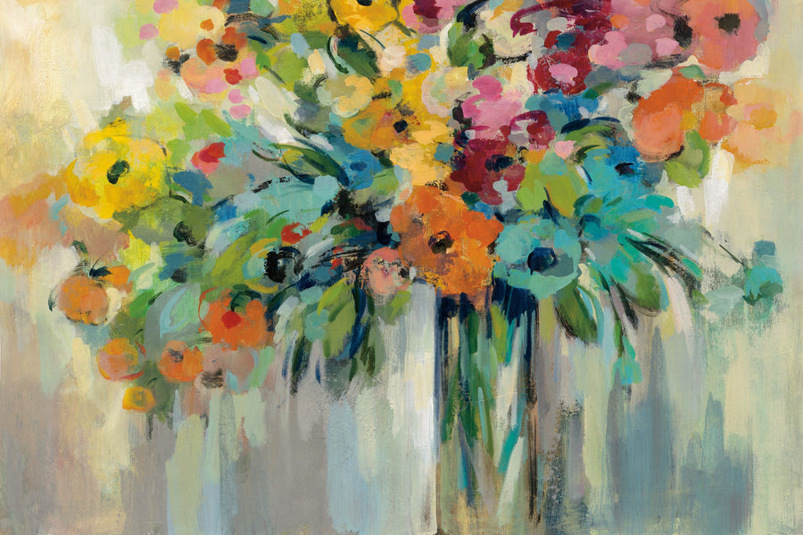 Flower Cloud Mural Wallpaper